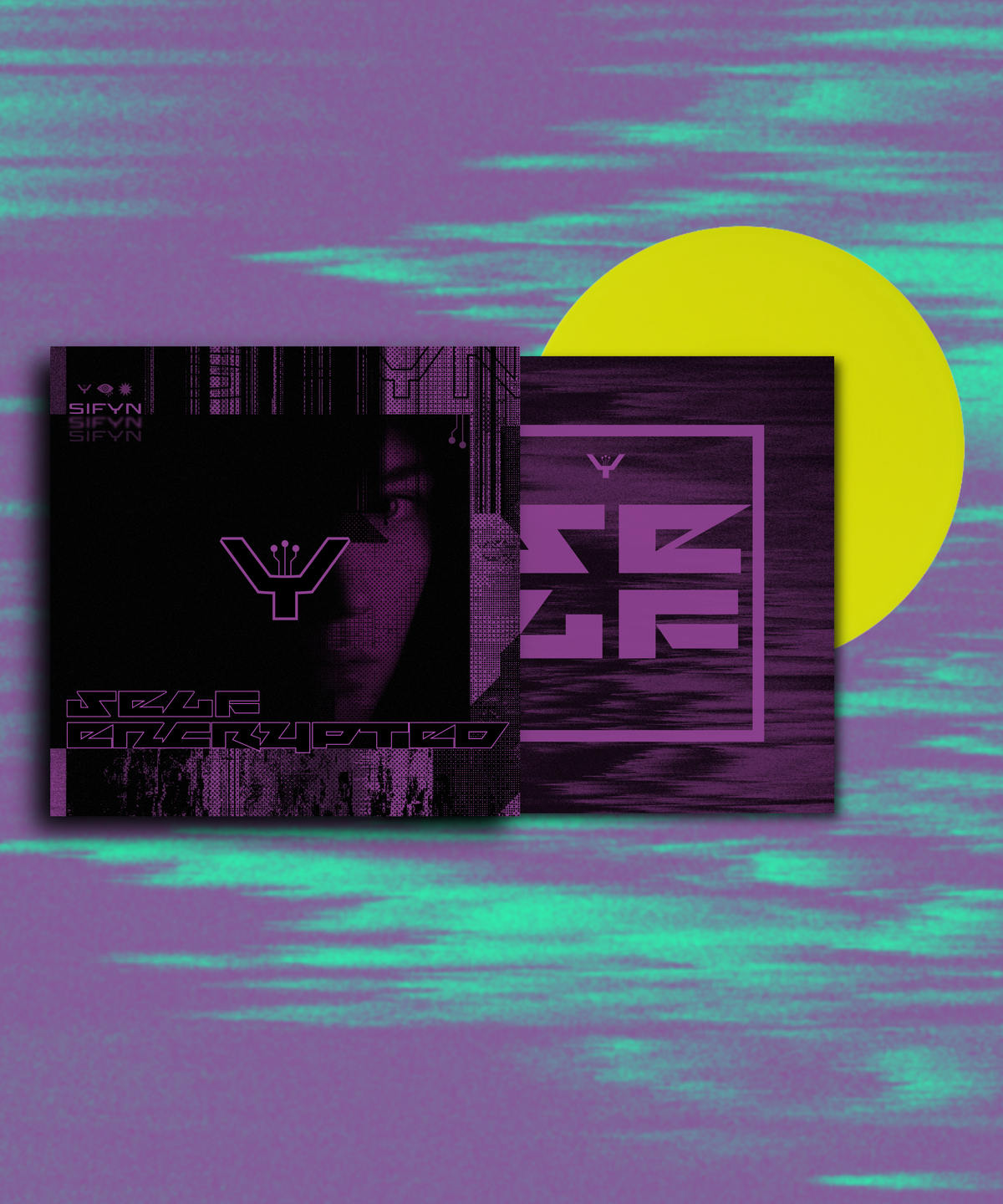 Self-Encrypted Vinyl (Semi-Translucent Neon Yellow)
